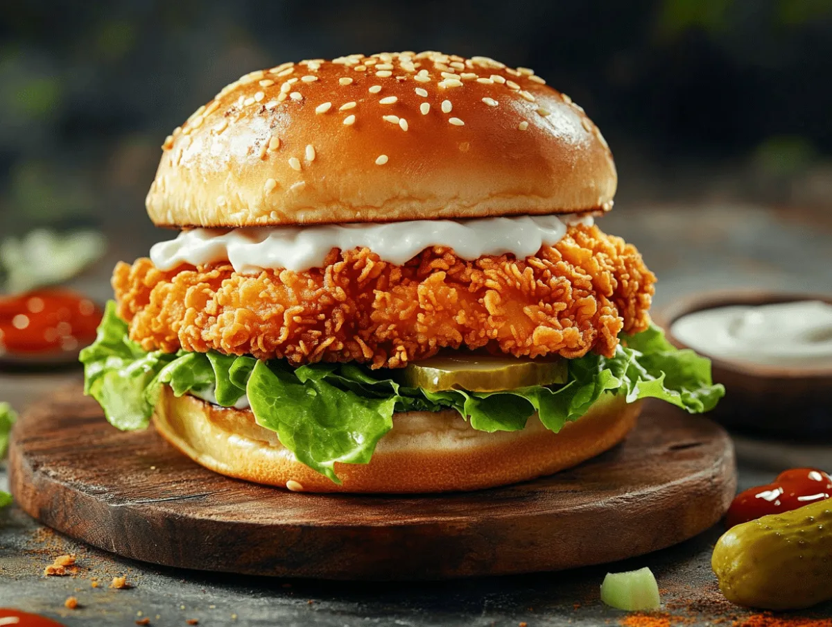 Crispy Chicken Burger