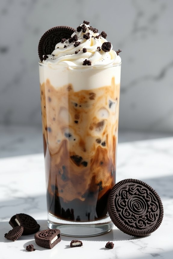ICED COOKIES & CREAM MACCHIATO
