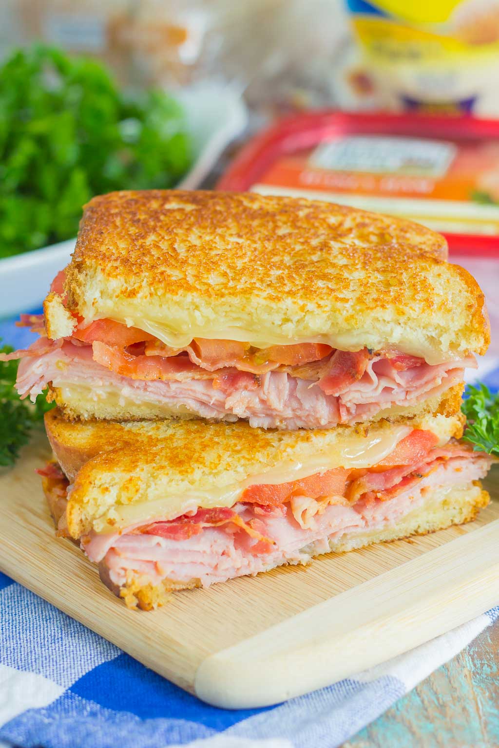 Ham and Bacon Sandwich