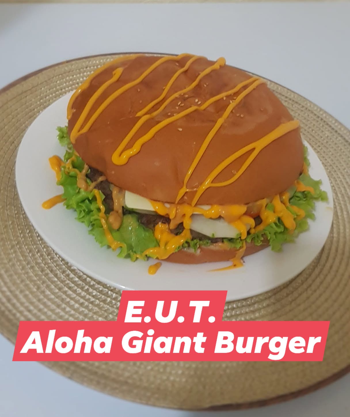 Aloha Giant Seafood Burger