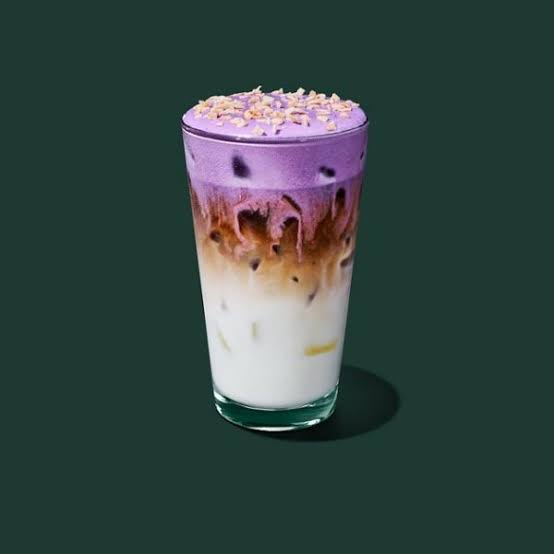 ICED UBE MACCHIATO