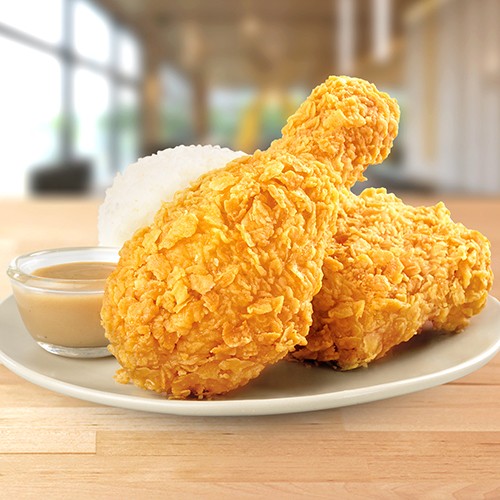RM2 2 Pcs Fried Chicken Leg